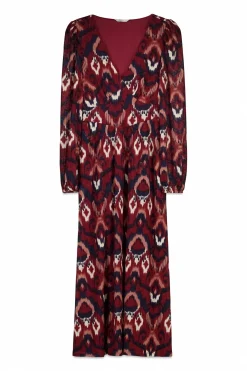 Springfield Vestido estampado manga larga^Mujer Vestidos Y Monos