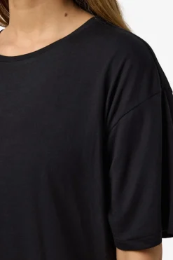 Noisy May Vestido estilo camiseta midi de manga corta^Mujer Vestidos Y Monos