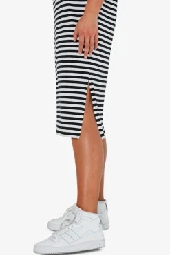 Noisy May Vestido estilo camiseta midi de manga corta^Mujer Vestidos Y Monos