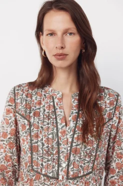 Cortefiel Vestido fluido estampado^Mujer Vestidos Y Monos