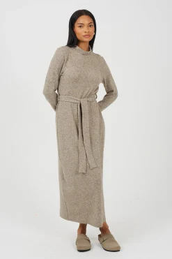 Brave Soul Vestido largo con cintur&oacute;n^Mujer Vestidos Y Monos