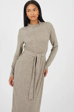 Brave Soul Vestido largo con cintur&oacute;n^Mujer Vestidos Y Monos