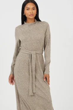 Brave Soul Vestido largo con cintur&oacute;n^Mujer Vestidos Y Monos