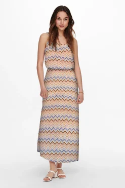 Only Vestido largo de tirantes regulables^Mujer Vestidos Y Monos