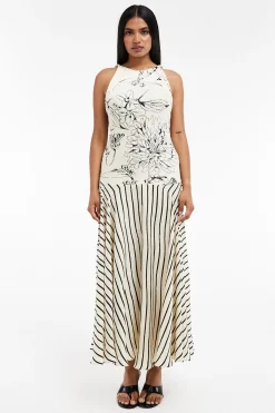 Topshop Vestido largo estampado^Mujer Vestidos Y Monos