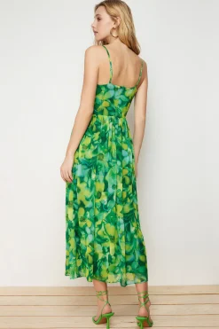 Trendyol Vestido largo estampado^Mujer Vestidos Y Monos