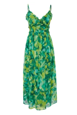 Trendyol Vestido largo estampado^Mujer Vestidos Y Monos