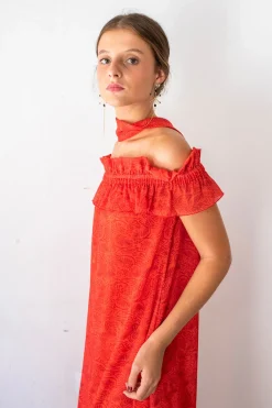 Cul Sac Vestido largo midi^Mujer Vestidos Y Monos