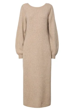 Pieces Vestido largo punto escote^Mujer Vestidos Y Monos