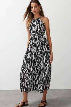 Trendyol Vestido maxi cuello halter^Mujer Vestidos Y Monos