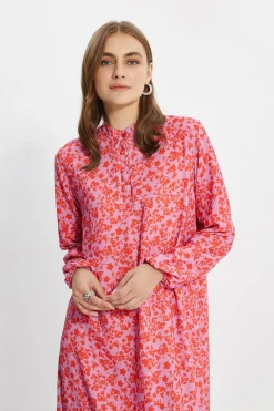 Trendyol Vestido maxi manga larga^Mujer Vestidos Y Monos