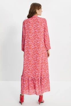 Trendyol Vestido maxi manga larga^Mujer Vestidos Y Monos