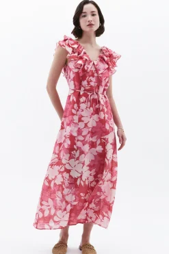 Oxxo Vestido midi^Mujer Vestidos Y Monos|Lino