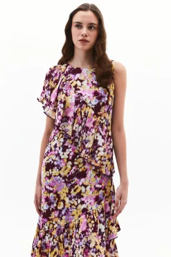 Oxxo Vestido midi asim&eacute;trico^Mujer Vestidos Y Monos