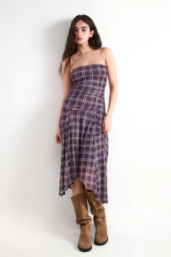 Balmohk Vestido midi bandeau^Mujer Vestidos Y Monos