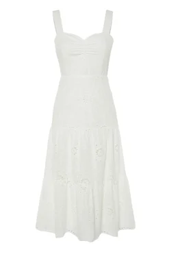Trendyol Vestido midi bordados^Mujer Vestidos Y Monos