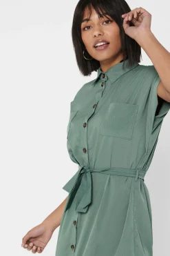 Only Vestido midi camisero^Mujer Vestidos Y Monos
