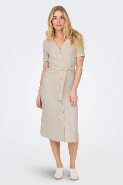 Only Vestido midi camisero^Mujer Vestidos Y Monos