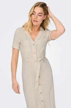 Only Vestido midi camisero^Mujer Vestidos Y Monos