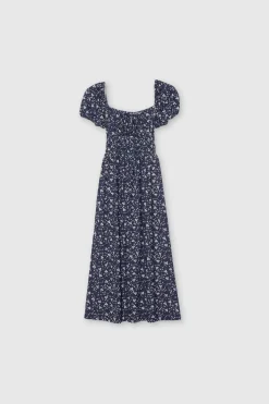 Inside Vestido midi con abertura^Mujer Vestidos Y Monos