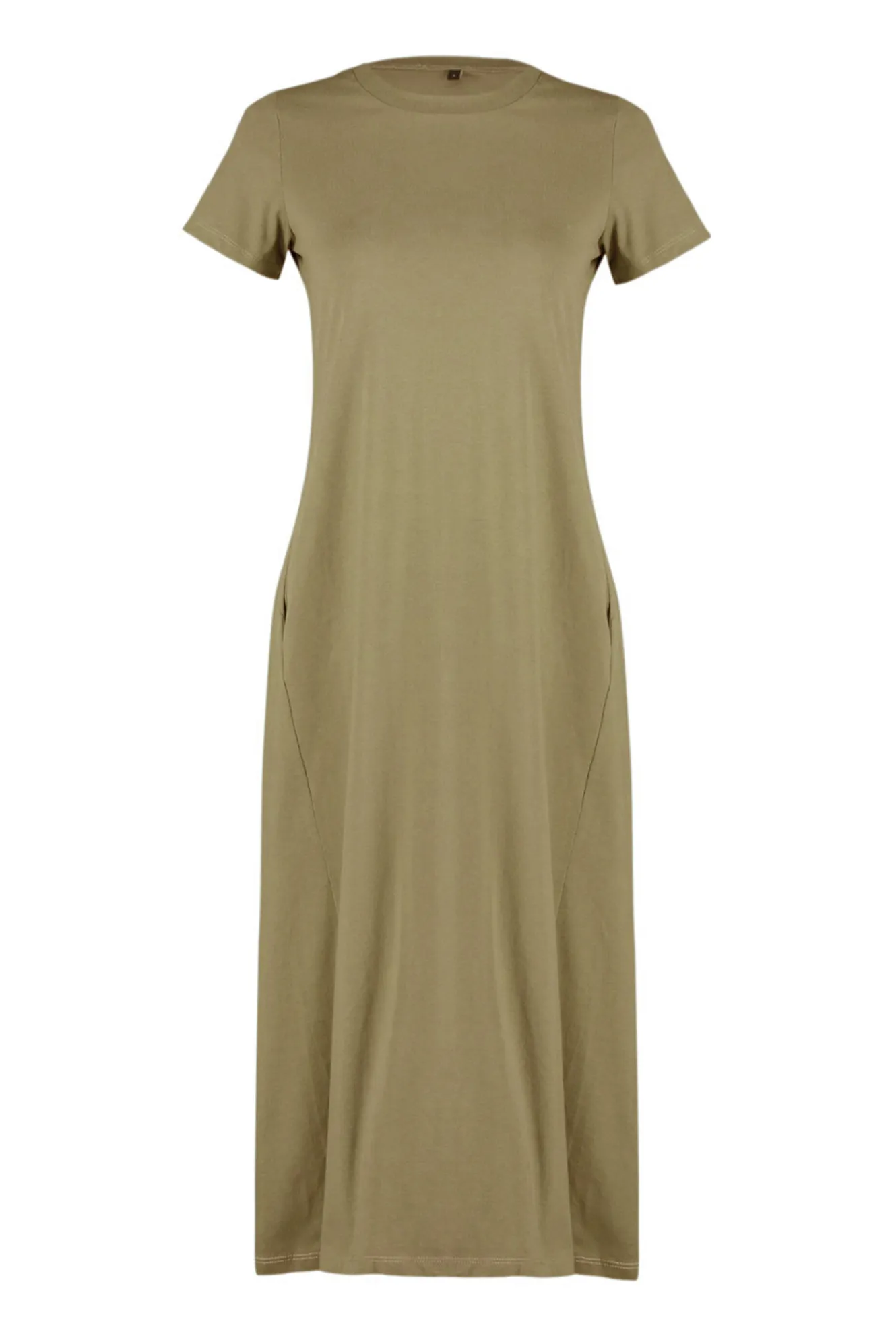 Trendyol Vestido midi de manga corta^Mujer Vestidos Y Monos