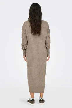 Only Vestido midi de punto^Mujer Vestidos Y Monos|Basic Bar