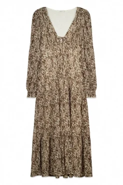 Springfield Vestido midi estampado^Mujer Vestidos Y Monos