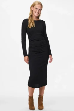 Pieces Vestido midi manga larga^Mujer Vestidos Y Monos