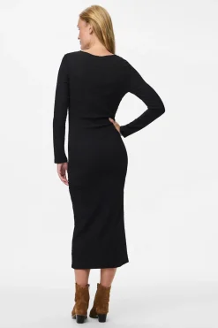 Pieces Vestido midi manga larga^Mujer Vestidos Y Monos