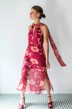 Cul Sac Vestido midi recto^Mujer Vestidos Y Monos