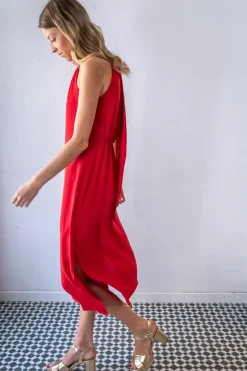 Cul Sac Vestido midi recto^Mujer Vestidos Y Monos|Ropa