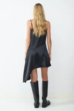 Balmohk Vestido midi satinado encaje^Mujer Vestidos Y Monos