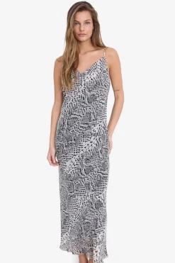 Noisy May Vestido midi tirantes animal print^Mujer Vestidos Y Monos