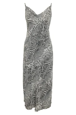 Noisy May Vestido midi tirantes animal print^Mujer Vestidos Y Monos