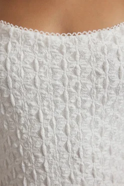 Trendyol Vestido midi tirantes croch&eacute;^Mujer Vestidos Y Monos