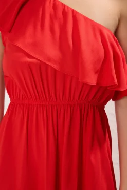 Trendyol Vestido midi volante^Mujer Vestidos Y Monos