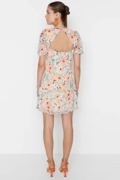 Trendyol Vestido mini abertura espalda^Mujer Vestidos Y Monos