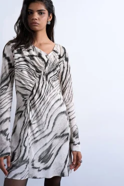 Topshop Vestido mini asimétrico^Mujer Vestidos Y Monos