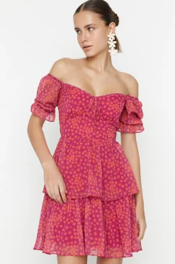 Trendyol Vestido mini con escote^Mujer Vestidos Y Monos