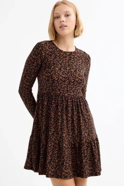 Inside Vestido Mini Manga Larga^Mujer Vestidos Y Monos