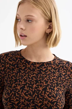 Inside Vestido Mini Manga Larga^Mujer Vestidos Y Monos