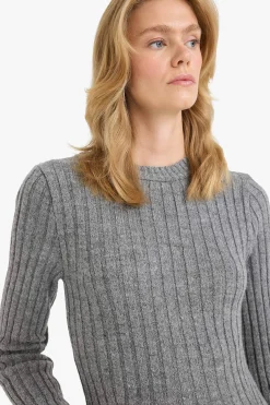 DeFacto Vestido mini manga larga^Mujer Vestidos Y Monos