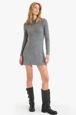 DeFacto Vestido mini manga larga^Mujer Vestidos Y Monos