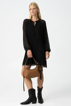 Tiffosi Vestido Plisado con Cord&oacute;n^Mujer Vestidos Y Monos