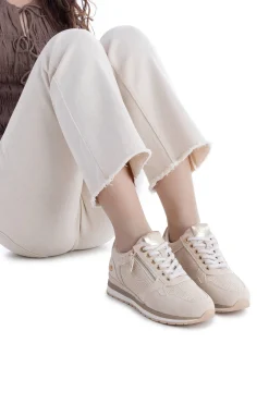 XTI Zapatilla señora troquelado cremallera^Mujer Zapatillas Deportivas