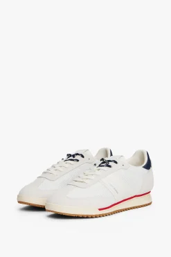 Tommy Jeans Zapatilla blanca con detalles en y rojo^Mujer Zapatillas Deportivas
