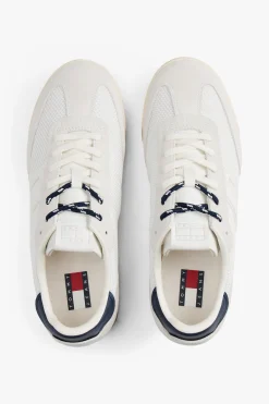Tommy Jeans Zapatilla blanca con detalles en y rojo^Mujer Zapatillas Deportivas