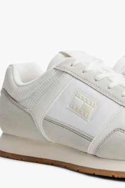 Tommy Jeans Zapatilla blanca con logo bandera^Hombre Zapatillas Deportivas