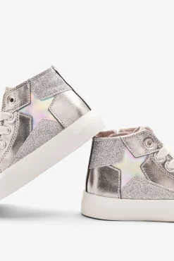 Conguitos Zapatillas Altas con Estrella^Niños Zapatos
