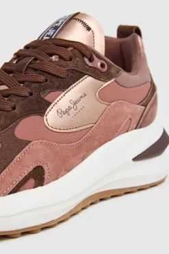 Pepe Jeans Zapatillas bajas con cuero^Mujer Zapatillas Deportivas